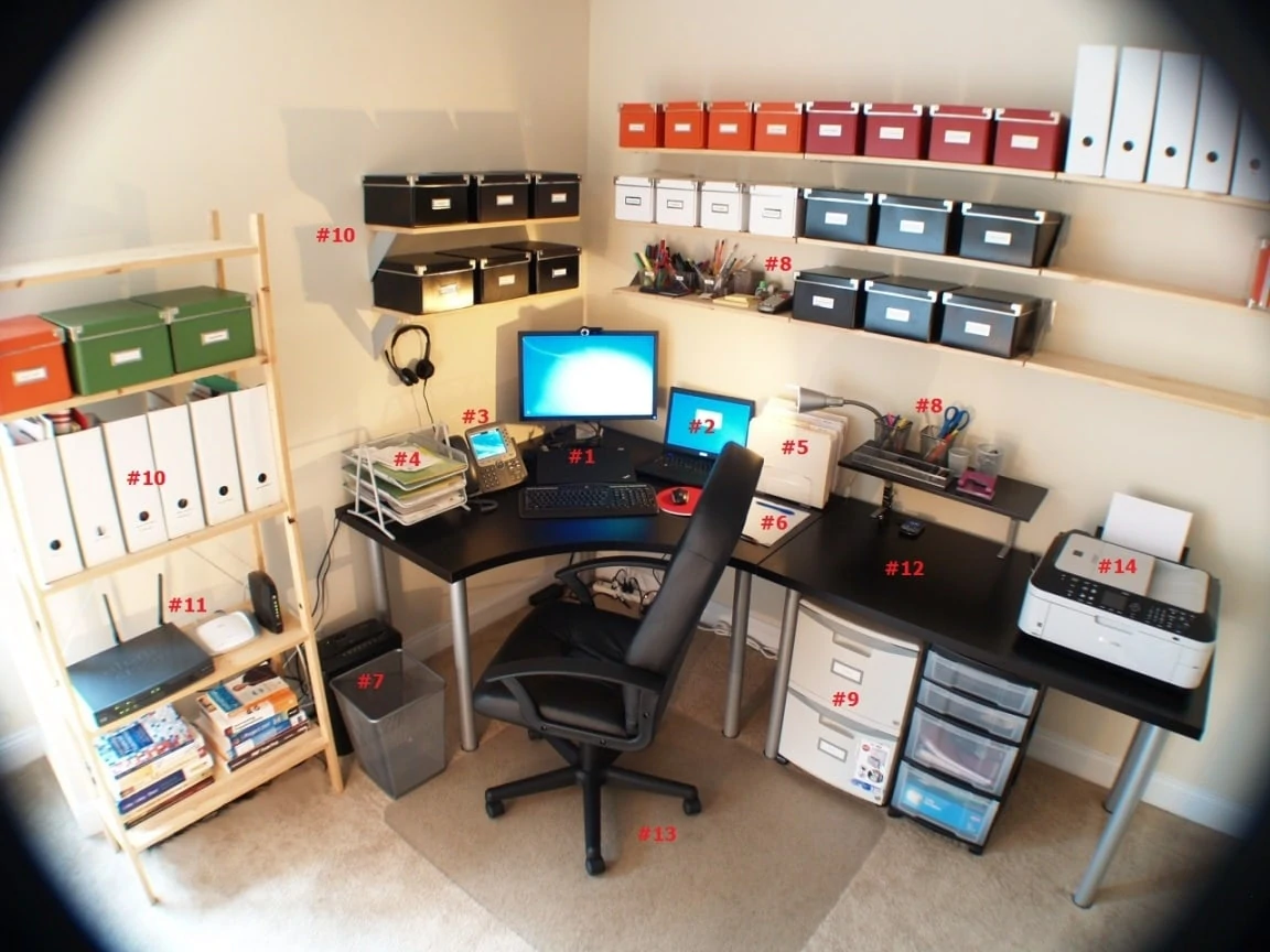 Complete guide to a high tech, low clutter home office setup