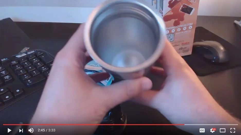 Spill Proof Coffee Cup That Won't Tip Over (Review of Mighty Mug)