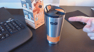 Left Right Spill Proof Coffee Cup - Mighty Mug