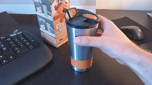 Up Down Spill Proof Coffee Cup - Mighty Mug
