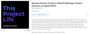 Hassan Osman on Project Kickoff Meetings